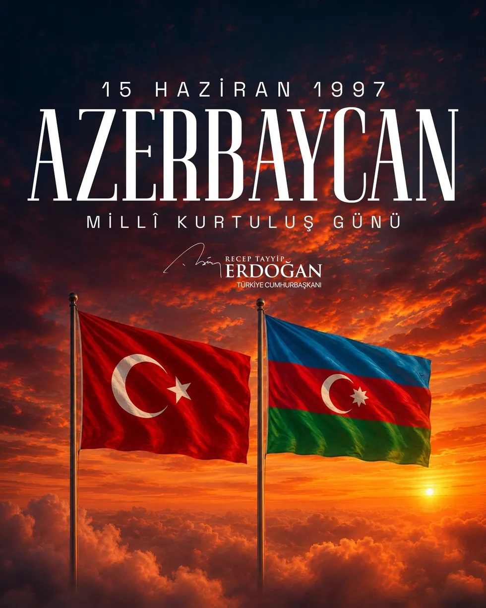 Başkan Erdoğan Azerbaycan'ın Milli Kurtuluş Günü'nü kutladı - 1