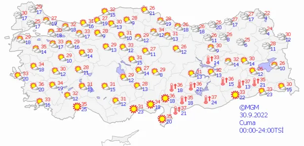 1664208105492.png Kuvvetli fırtına ve sağanak yağış yolda! Meteoroloji gün verdi! İstanbul Ankara İzmir hava durumu - 7
