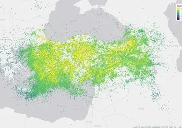 AFAD 10 yıllık deprem haritasını paylaştı! İşte en çok deprem olan iller