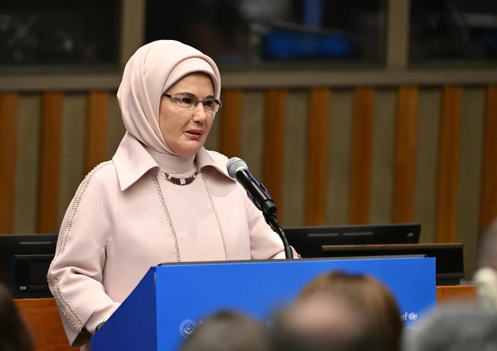 Emine Erdoğan'dan BM'de çocuklar için güvenli dijital sistem çağrısı - 2