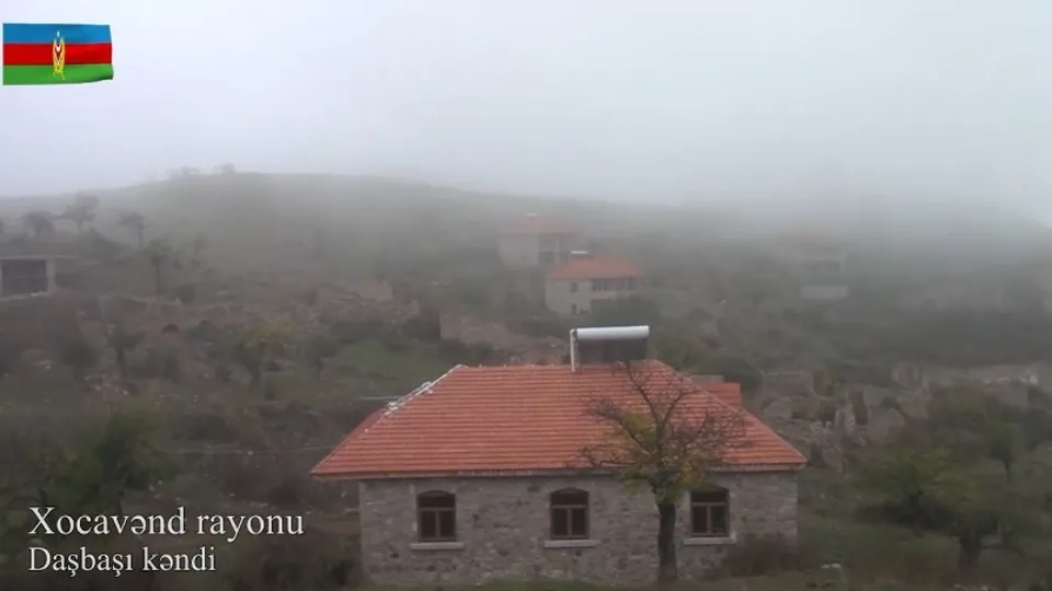 Azerbaycan Ermenistan işgalinden kurtardığı Daşbaşı köyünden görüntüler paylaştı