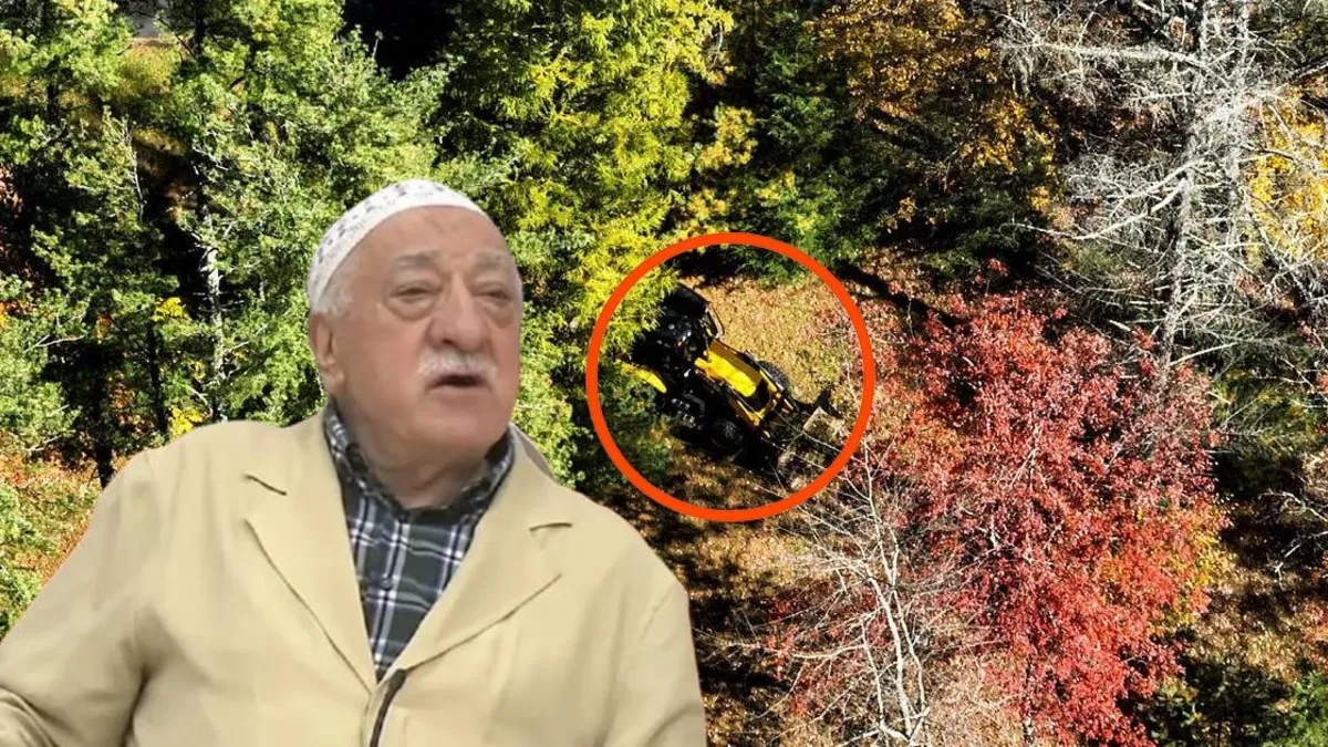 FETÖ'nün çiftliğinde defin hareketliliği! Teröristbaşı Gülen'in mezarını kazmak için iş makinesi getirdiler