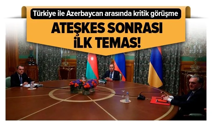 Son dakika: Ateşkes sonrası ilk temas! Türkiye ile Azerbaycan arasında kritik görüşme!