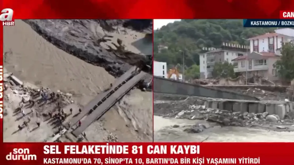 Sel felaketinde 81 can kaybı
