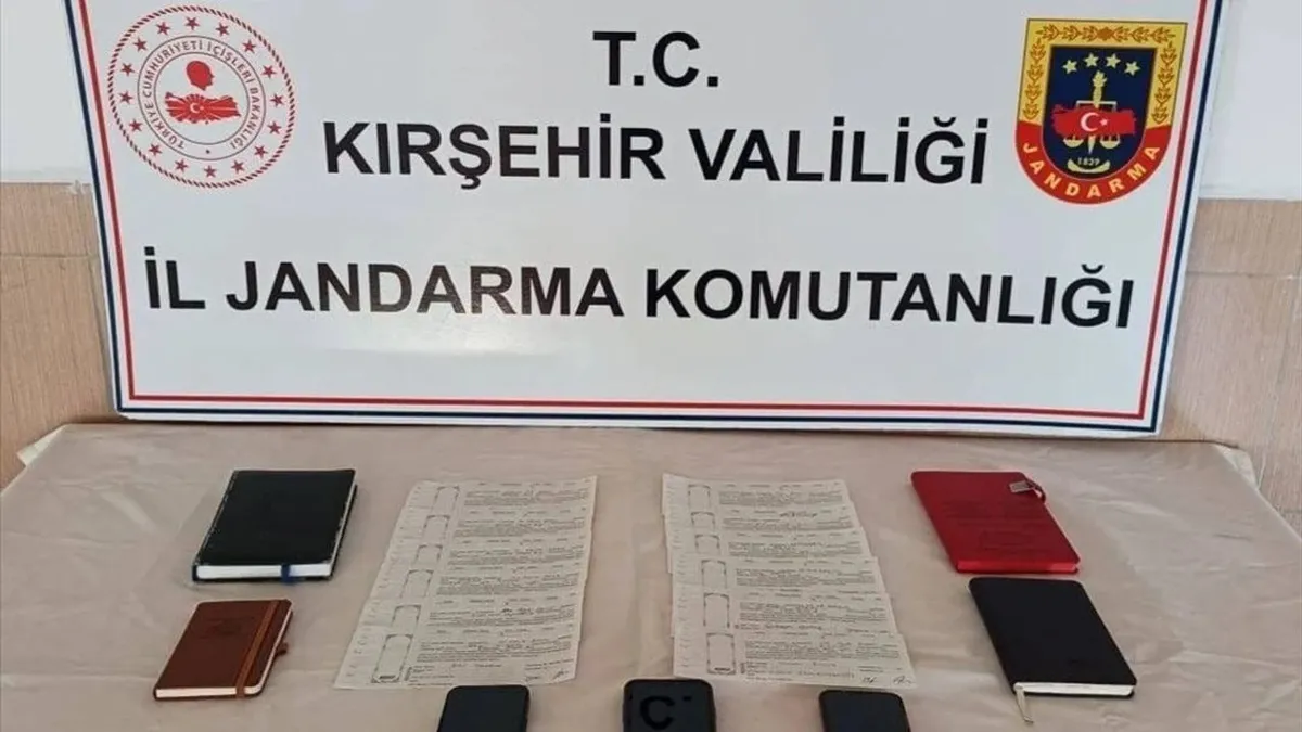 Kırşehir'de tefecilik operasyonunda gözaltına alınan 3 şüpheliden 1'i tutuklandı