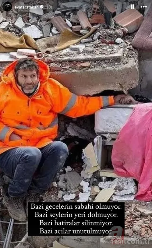 Ünlüler "Asrın felaketi" 6 Şubat depremlerini unutmadı 8