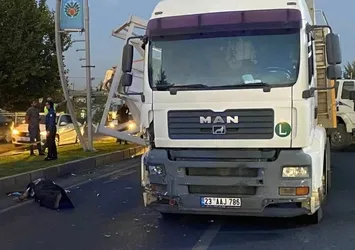 Malatya'da tırın çarptığı yaya öldü