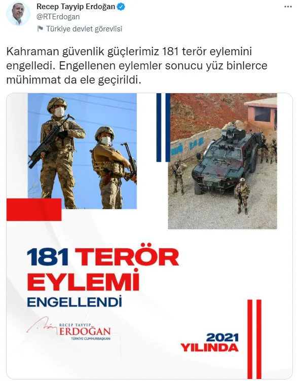 Son dakika: Türkiye 2021’de neler yaptı? Başkan Recep Tayyip Erdoğan tek tek paylaştı