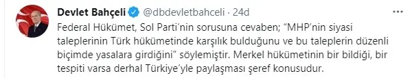MHP Genel Başkanı Devlet Bahçeli'den son dakika açıklamaları: Alman Sol Partisi’nin Kandil ve Pensilvanya’yla bağı... - 5