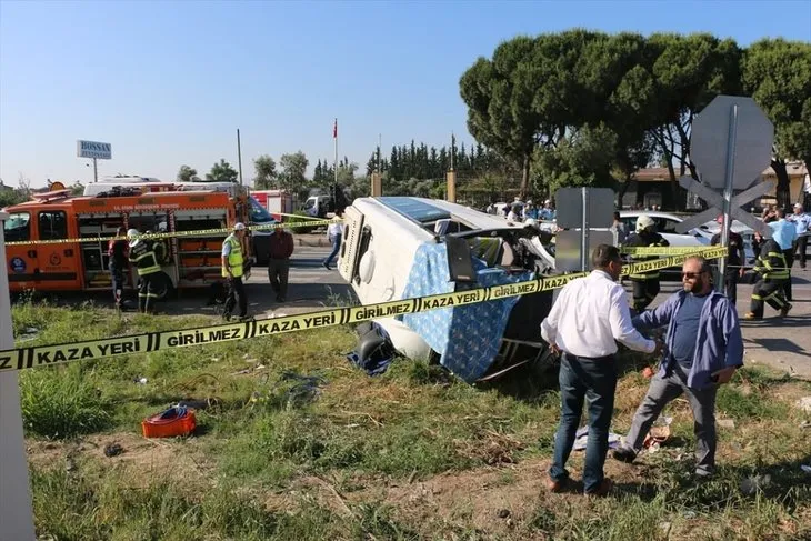 Aydın’da öğrenci servisi kazası: 1 ölü, 14 yaralı