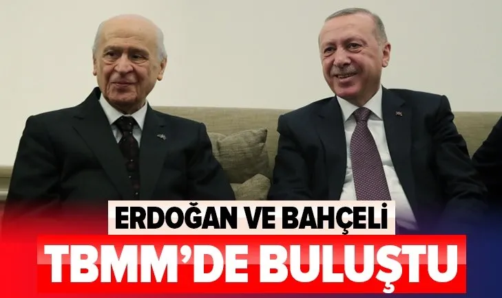 Başkan Erdoğan Devlet Bahçeli ile görüştü
