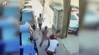 1 kişinin öldüğü bıçaklı kavga kamerada