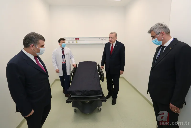 Prof. Dr. Feriha Öz Acil Durum Hastanesi hizmete açıldı! Başkan Erdoğan incelemelerde bulundu 13