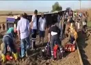 Yolcu treni raydan çıktı!