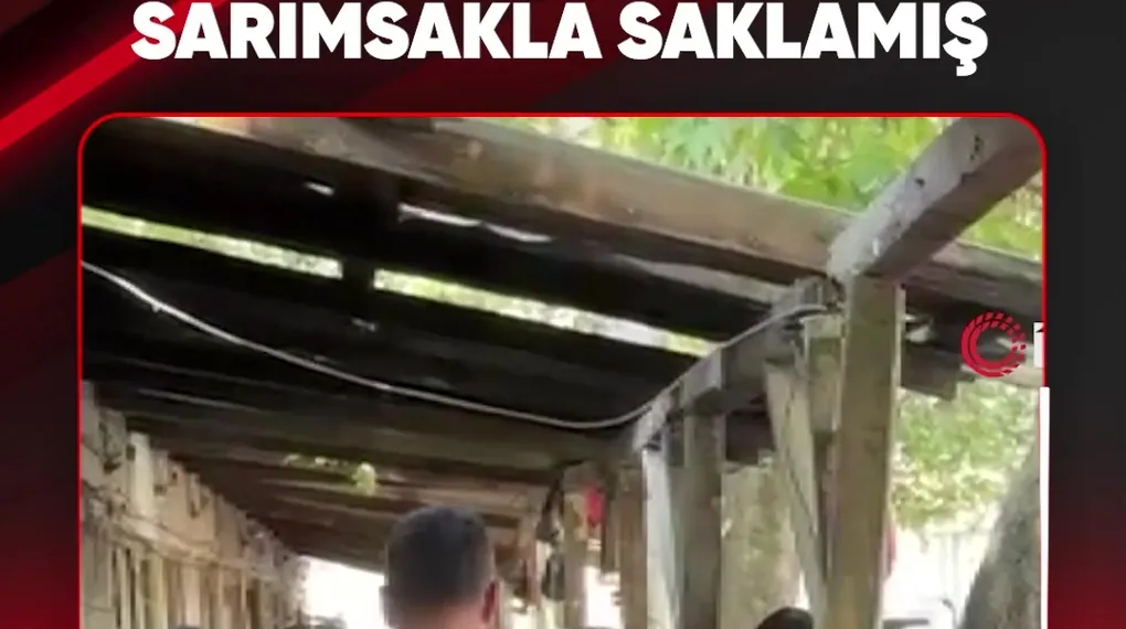 YARIM MİLYONU SARIMSAKLA SAKLAMIŞ