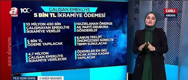 Çalışan emekliye 5 bin TL ne zaman yatacak? A Haber’de tarih verildi! İşte asgari ücret zammında masadaki senaryolar...