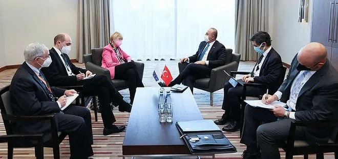 Dışişleri Bakanı Mevlüt Çavuşoğlu, Avrupa Güvenlik ve İşbirliği Teşkilatı Genel Sekreteri Schmid ile görüştü