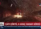 Çatı çöktü! Ağaçlar devrildi