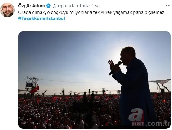 Başkan Recep Tayyip Erdoğan’dan “Teşekkürler İstanbul” mesajı! “Tweet altında paylaşalım…”