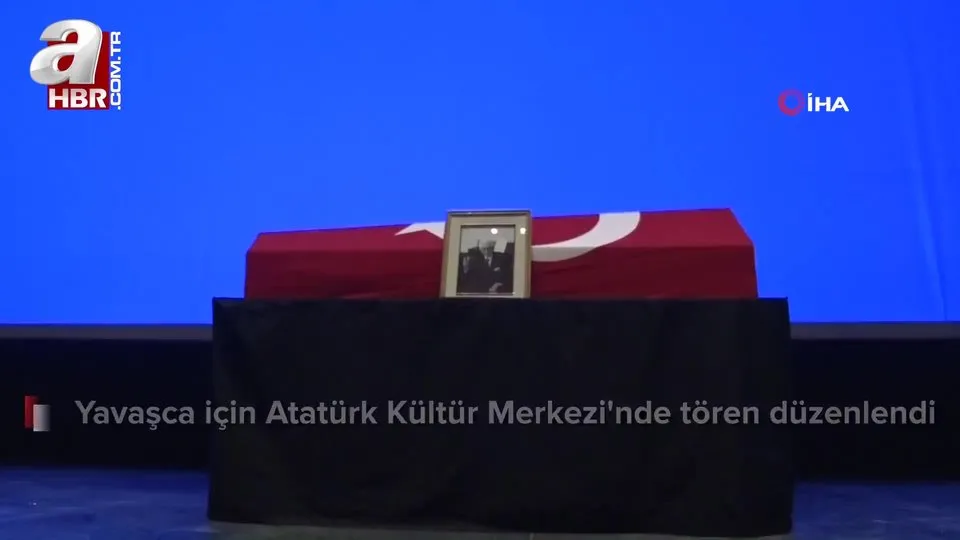 Devlet sanatçısı Alaeddin Yavaşca için AKM’de cenaze töreni düzenlendi