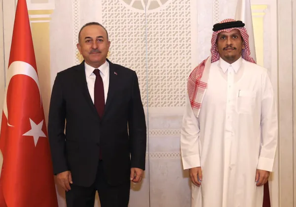 Dışişleri Bakanı Mevlüt Çavuşoğlu Katarlı mevkidaşı Şeyh Al Sani ile görüştü - 4