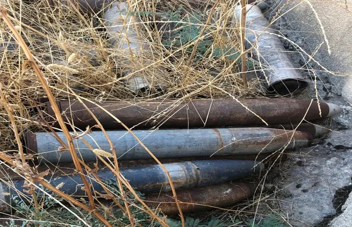 Türk askeri Tel Abyad'da 285 ağır silah mühimmatı ele geçirdi - 3