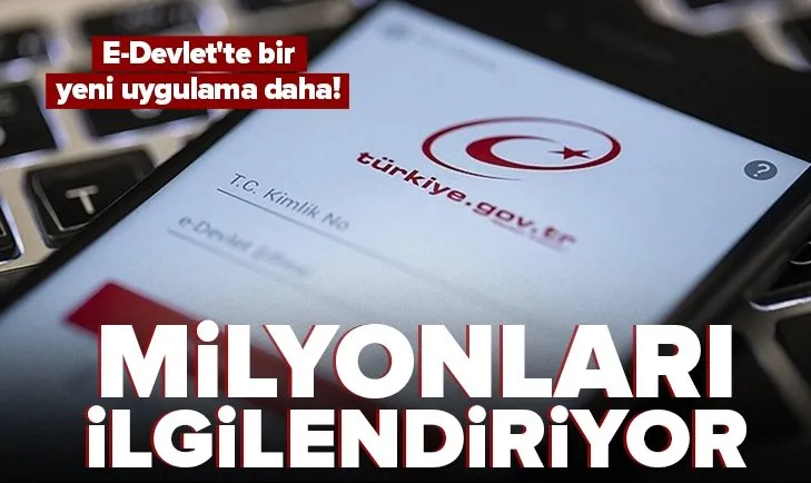 Son dakika: E-Devlet’te bir yeni uygulama daha! 15 yaşını tamamlamış çocukların kimlik kartı başvuruları yapılabilecek