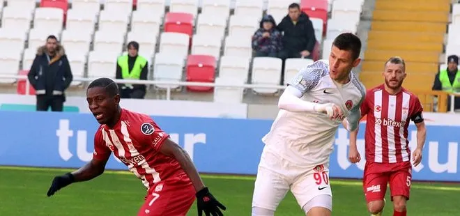 Sivasspor Ümraniyespor maç sonucu: 2-2