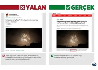 Barış Pınarı Harekatı aleyhine yasaklı ve kimyasal silahlar yalanı ve gerçekler!