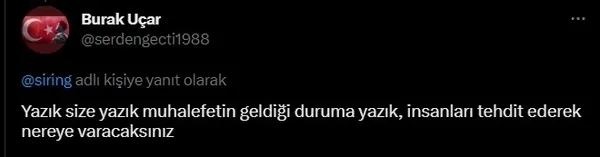 CHP yandaşı Şirin Payzın’dan AK Parti seçmenine tehdit: Son 2 ay