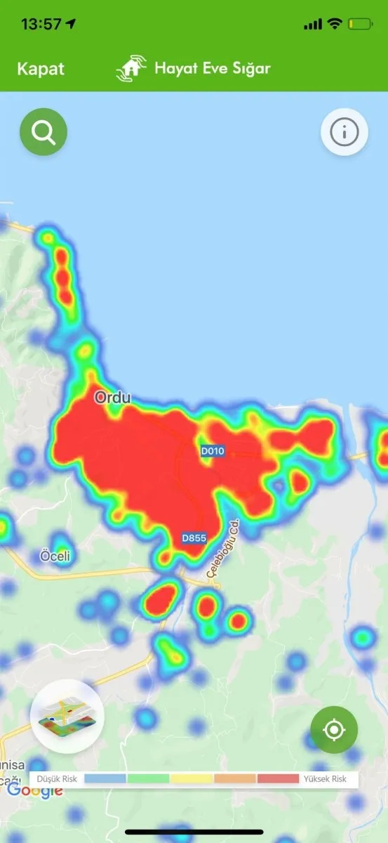 Ordu’da hastanelerin poliklinik, otopark ve yemekhaneleri yoğun bakıma dönüştürülüyor