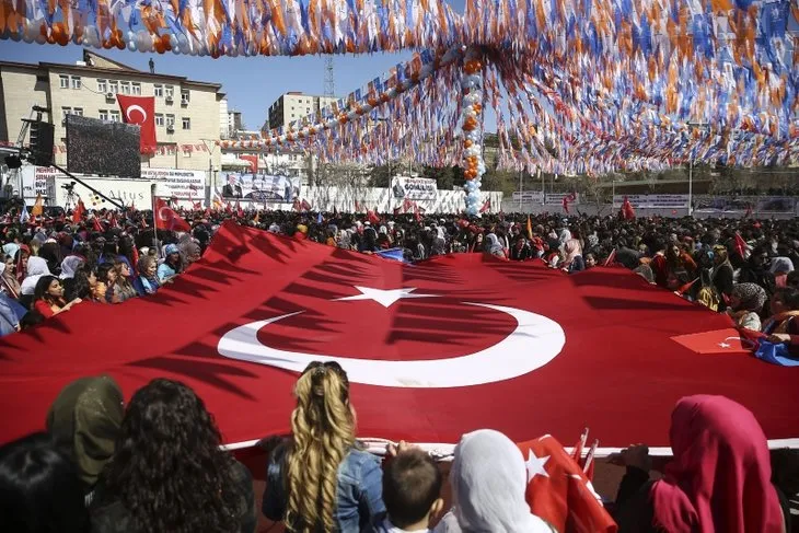 Başkan Erdoğan'a Şırnak'ta sevgi seli
