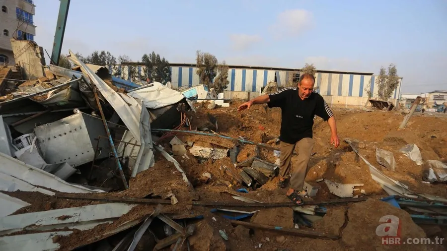 İsrail terörünün yıkımı gün ağarınca ortaya çıktı 7