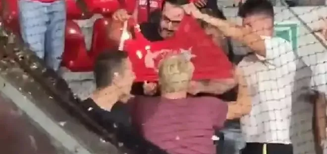 Türk bayrağını yakan alçaklar hakkında soruşturma açıldı