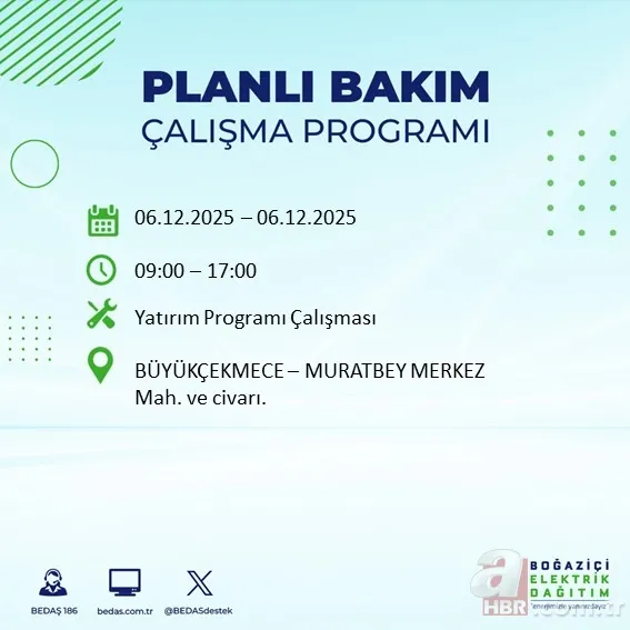 O ilçede yaşayanlar dikkat! 10 saatlik kesinti olacak: İşte BEDAŞ-AYEDAŞ güncel liste 12