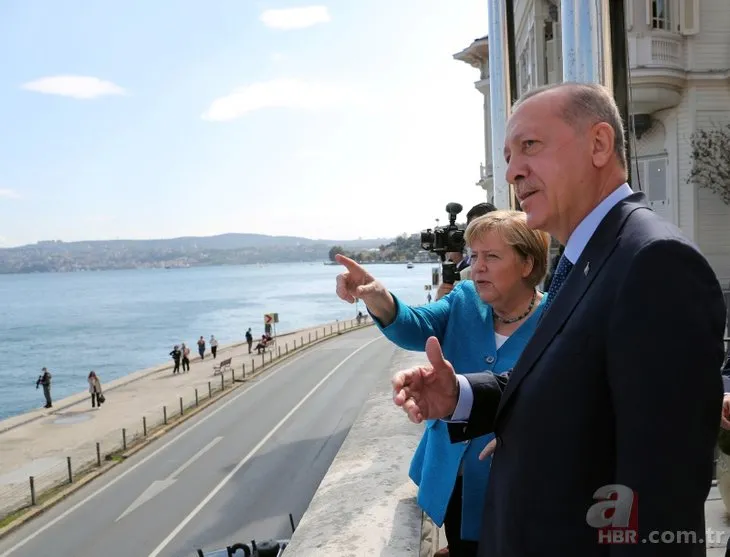 Almanya Şansölyesi Angela Merkel’den Türkiye’ye veda ziyareti! Başkan Erdoğan ile Boğaz’ı izlediler