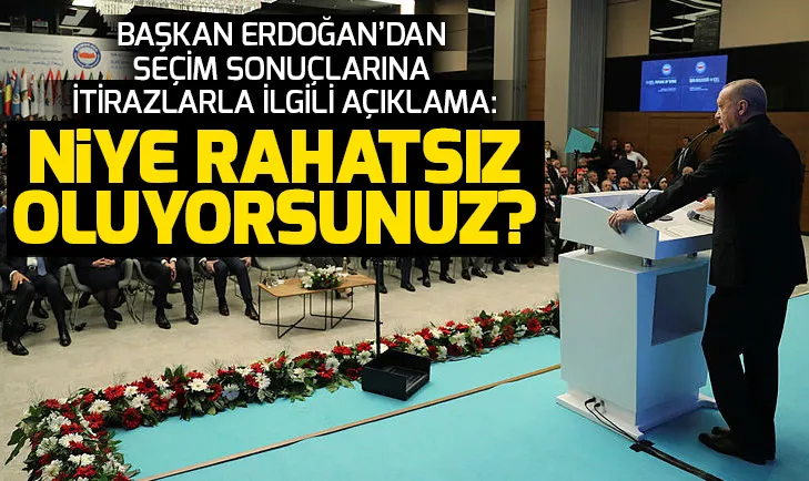 Son dakika: Başkan Erdoğandan seçim sonuçlarına itirazlarla ilgili açıklama
