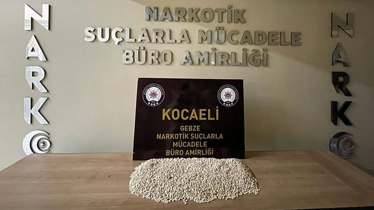 Kocaeli'de uyuşturucu operasyonu: 1 kişi tutuklandı