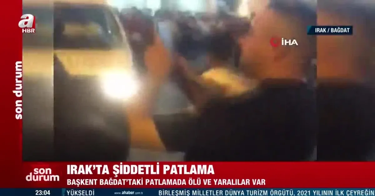 Irak'ta büyük patlama! Ölüler var