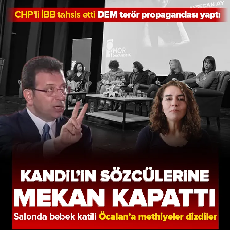 CHP tahsis etti DEM terör propagandası yaptı