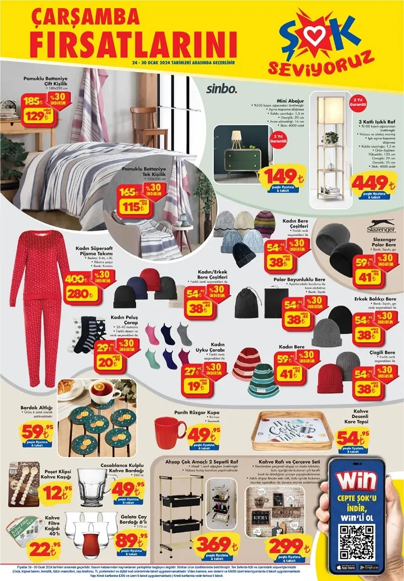 ŞOK 30 Ocak aktüel ürünler kataloğu geliyor! ŞOK bu hafta elektronikten tekstile, gıdadan mobilyaya kadar onlarca ürünü uyguna satıyor - 8