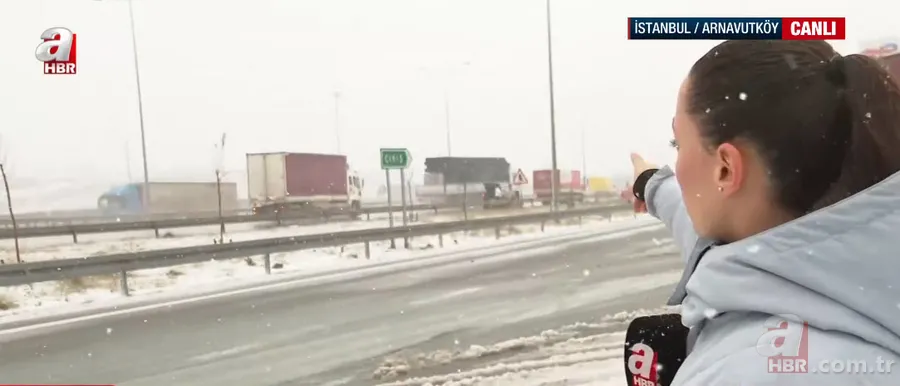 İstanbul’da yoğun kar! A Haber yağışın etkili olduğu ilçelerde 4