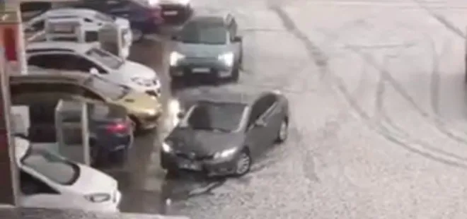 Ankara'da sağanak ve dolu etkili oldu