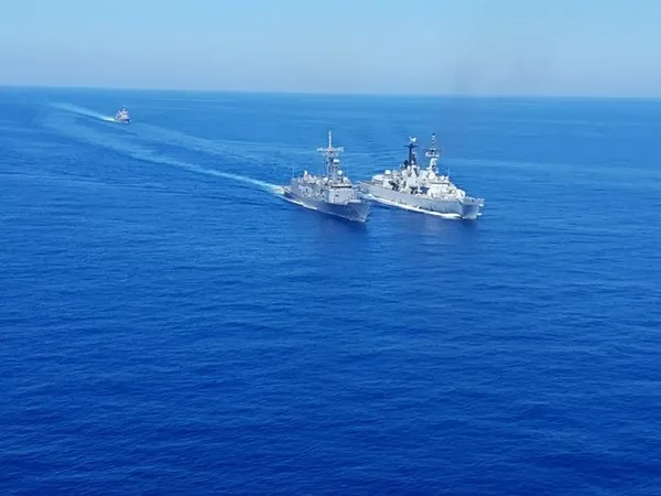 Son dakika | MSB'den flaş paylaşım: Türk savaş gemileri Doğu Akdeniz'de - 1