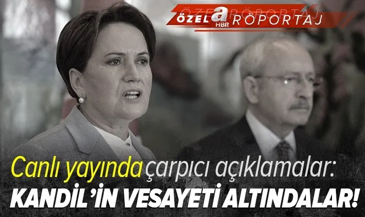 Son dakika: HDP öncülüğünde yeni bir ittifak mı geliyor? A Haber'de çarpıcı sözler: CHP ve İYİ Parti Kandil'in vesayeti altında