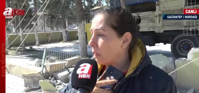 Hasarlı binalarda kontrollü yıkım! Gözyaşları içinde yuvasının yok oluşunu izledi