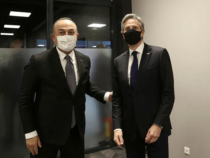 Dışişleri Bakanı Mevlüt Çavuşoğlu, ABD Dışişleri Bakanı Blinken ile görüştü - 1