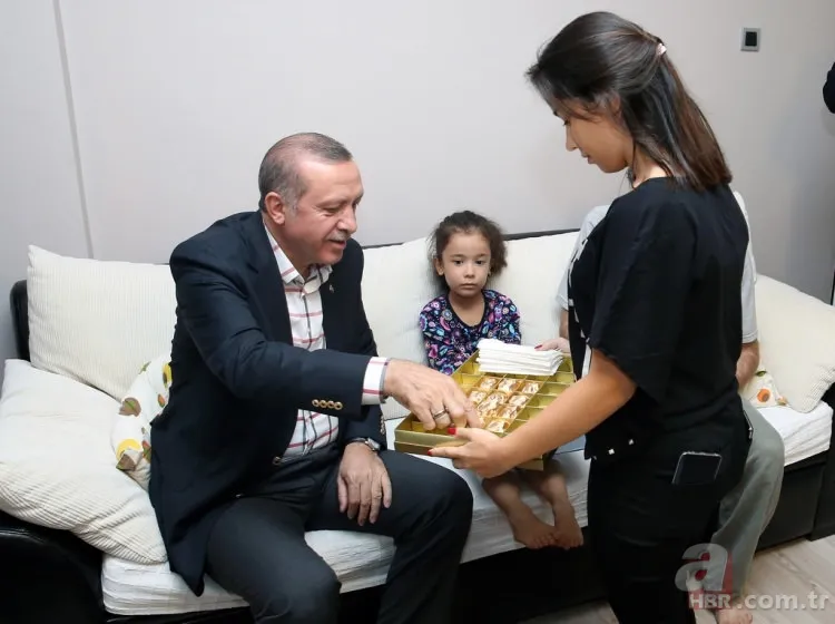 Cumhurbaşkanı Erdoğan'dan şehit ailelerine ziyaret 2