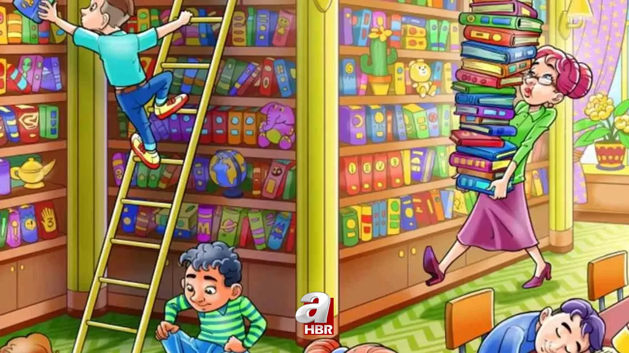 Kütüphanede saklı ampulü sadece üstün zekalılar 15 saniyede buluyor!