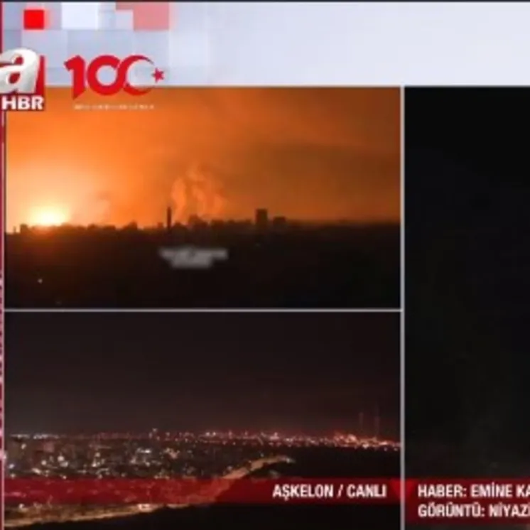 Gazze’ye canlı yayında en ağır bombardıman!